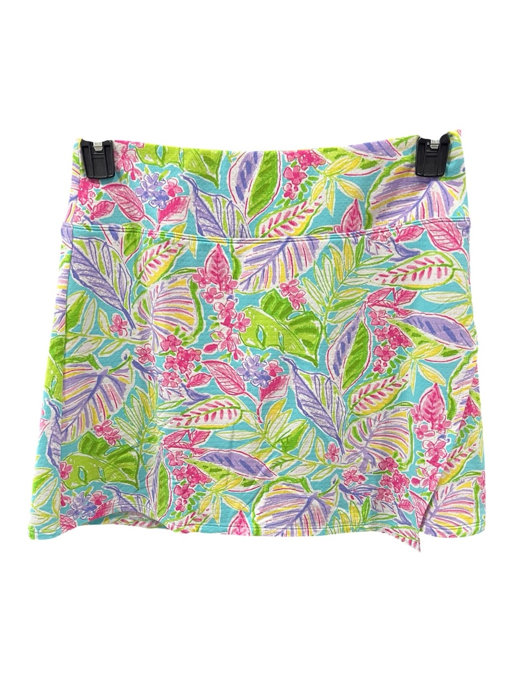IBKUL Women's Floral Print Faux Wrap Golf Pickleball Skort Size Small